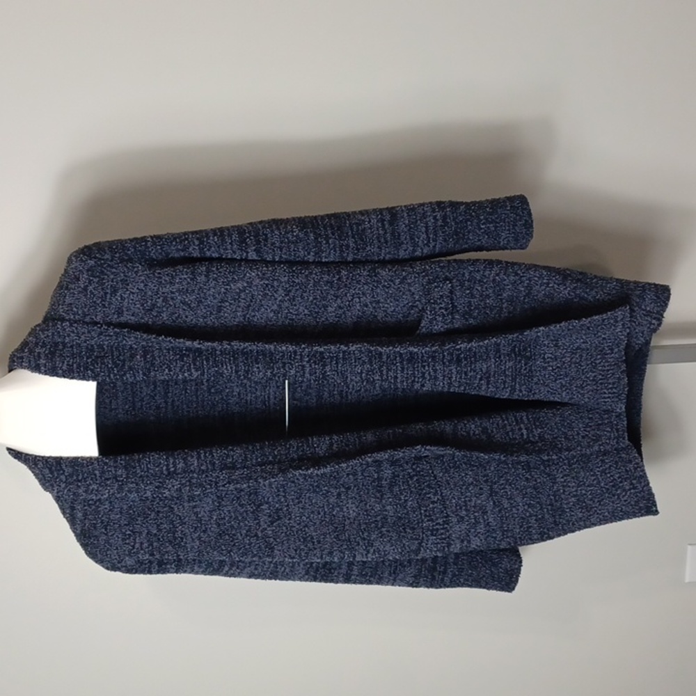 Barefoot Dreams CozyChic Cardigan Small Blue